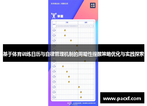 基于体育训练日历与自律管理机制的周期性提醒策略优化与实践探索